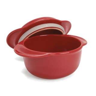 Chantal 1.75 qt. Gloss Red Round Casserole with Lid product details 