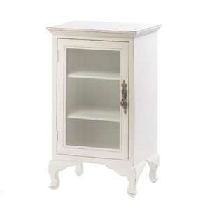  Simply White Bathroom Storage Cabinet Table Stand Decor 