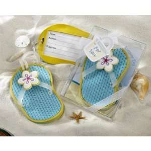  Flip Flop Luggage Tag in Beach Themed Gift Box (pack of 20 