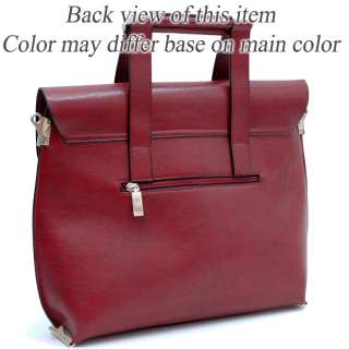 Woman Designer Briefcase Business Bag Handbag Black  