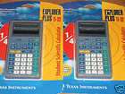 Texas Instruments 2 scientific calculators TI 32 explor