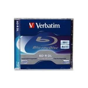  Verbatim Blu ray Dual Layer BD R DL 6x Disc 50GB   120mm 