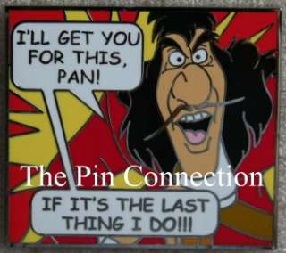 Captain Hook Disney Villains Comic Book Pin  