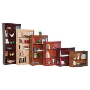  84 x 36 Heavy Duty Wood Veneer Contemporary Bookcase by 