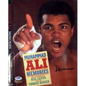    Muhammad Ali Autographed/Hand Signed Book Cover: Everything Else