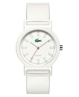 Lacoste Watch, Tokyo White Leather Strap 2010484   Brandss