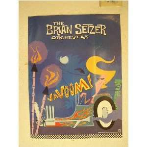 Brian Setzer Orchestra Poster Vavoom The Stray Cats