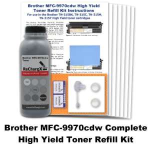  Brother MFC 9970cdw High Yield Black Toner Refill Kit 