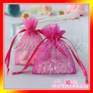   7x9cm Strong Sheer Organza Pouch Wedding Favor Gift Candy Bag  