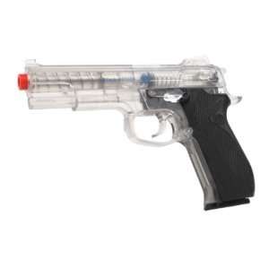   Wesson Power Spring Pistol Toy Gun Clear 100 BB Game Weapon NEW  