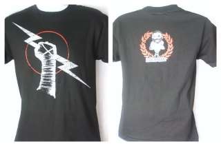CM Punk Vintage Aftershock Black T shirt New  