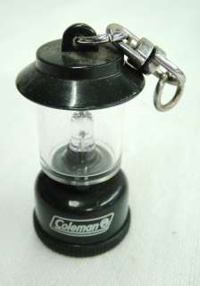   Miniature Coleman Camping Lantern Key Chain Fob Lights Needs Battery
