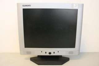   5SV Computer Desktop Monitor Flat Screen Black Monitors As Is  