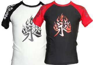   rash guard colors black white or black red sizes s xl msrp $ 39 99