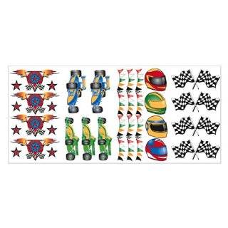 Formula 1 Racing Cars Self Stick Room Appliques by Borders Unlimited