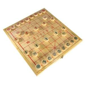   Wood Chinese Chess Set / Xiangqi Set, with Wood Board: Toys & Games
