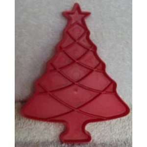  Vintage Christmas Tree Tupperware Cookie Cutter 4 1/2 