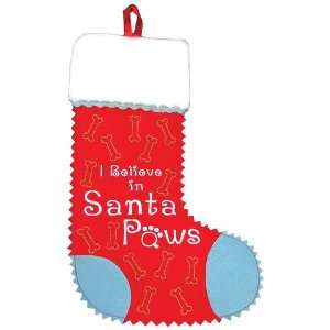  I Believe in Santa Paws Christmas Stocking for Pets