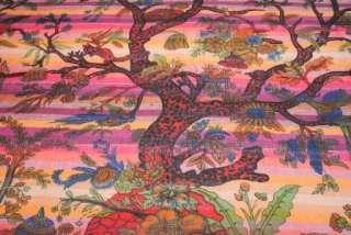   Handwoven Tree Of Life Tapestry/BedSpread/Wall Hanging India Decor