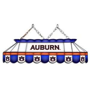   AUB NCAA Auburn Tigers 40 MVP Full Size Stained Glass Pool Table Lamp