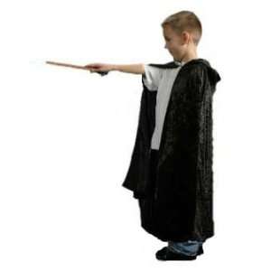  Black Wizard Cloak   Childs LARGE/X LARGE Toys & Games