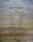 daughter personaliz ed poem birthday or christmas gift $ 8 95 time 