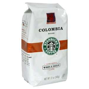Starbucks Columbia Whole Bean Coffee (Medium), 12 oz  Fresh