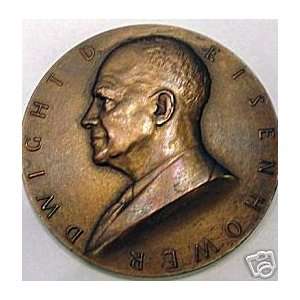   Eisenhower Atoms for Peace Medallion Coin Bio 