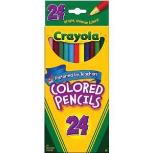 Crayola Colored Pencils 24/Pkg Long Toys & Games