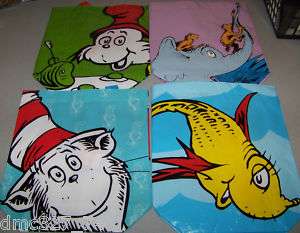 DR SEUSS MINI Re Usable Book Gift Bag Tote Party Supply  