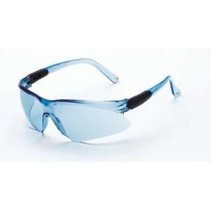   Frameless Safety Glasses Ice Blue Lens   Crystal Blue Frame   7416