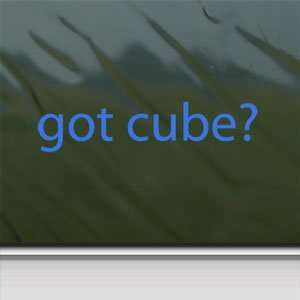  Got Cube? Blue Decal Nissan Cube Car Truck Window Blue 