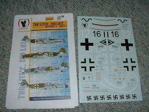 Eagle Strike 1/32 Decals Bf109H 4 Part I CC  