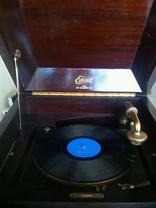 Edison Diamond Disc C250 Phonograph with 7 Original Discs  