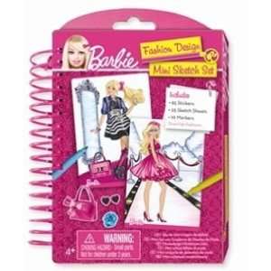  Barbie Mini Fashion Design Sketch Book Toys & Games