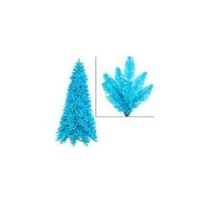  10 Pre Lit Slim Sky Blue Ashley Spruce Christmas Tree 