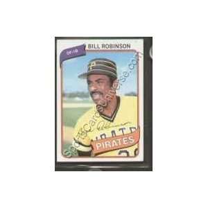 1980 Topps Regular #264 Bill Robinson, Pittsburgh Pirates Baseball 