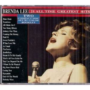  BRENDA LEE 21 ALL TIME GREATEST HITS 2 COMPACT DISC BOX 