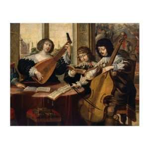  Musicians and Young Singer, from Louie (Hearing), c. 1635 