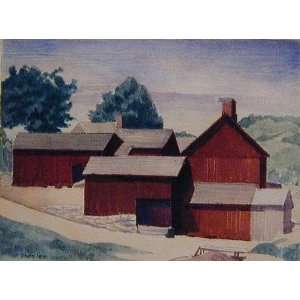  Hand Made Oil Reproduction   Charles Sheeler   24 x 18 