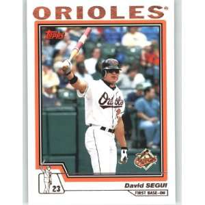  2004 Topps #16 David Segui   Baltimore Orioles (Baseball 