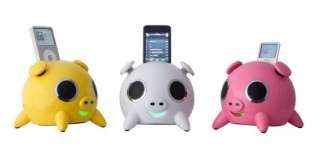 Three little piggies  available in white, pink, and yellow. Click to 