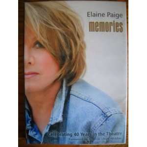  Autographed Elaine Paige book titled Memories Library 
