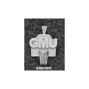 George Mason University GMU Backboard Pendant (Silver)