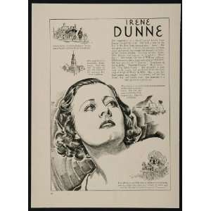 1933 Irene Dunne James Dunn Actor Movie Film Star   Original Print