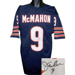 Jim McMahon signed Chicago Bears Navy Prostyle Jersey  JSA Hologram