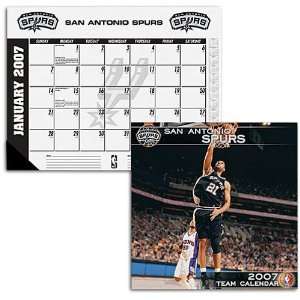  Spurs John F Turner NBA Wall Desk Calendar Sports 