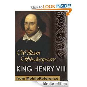 King Henry VIII (mobi) William Shakespeare  Kindle Store