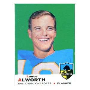 Lance Alworth Unsigned 1969 Topps Card 