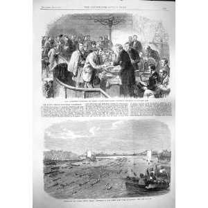  1865 Lord Palmerston Thames Rowing Boats London Sport 